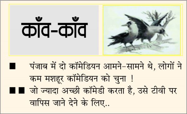दैनिक 'छत्तीसगढ़' का काँव-काँव, 11 मार्च 