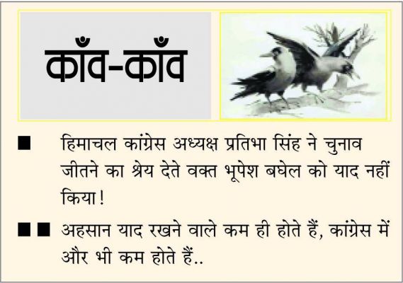दैनिक 'छत्तीसगढ़' का काँव-काँव, 10 दिसंबर