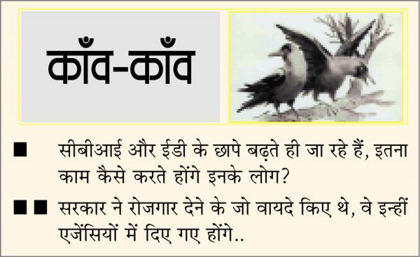 दैनिक 'छत्तीसगढ़' का काँव-काँव, 11 मार्च