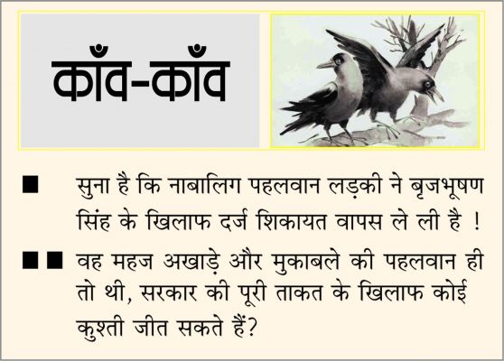 दैनिक 'छत्तीसगढ़' का काँव-काँव, 6 जून