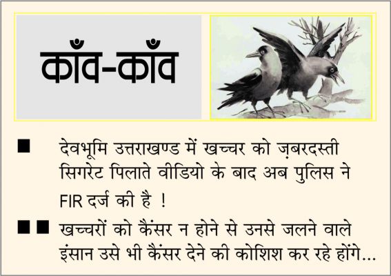 दैनिक 'छत्तीसगढ़' का काँव-काँव, 25 जून