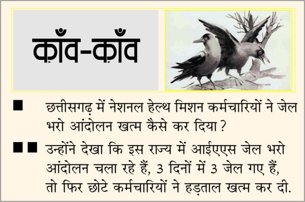 दैनिक 'छत्तीसगढ़' का काँव-काँव, 20 सितंबर 2025
