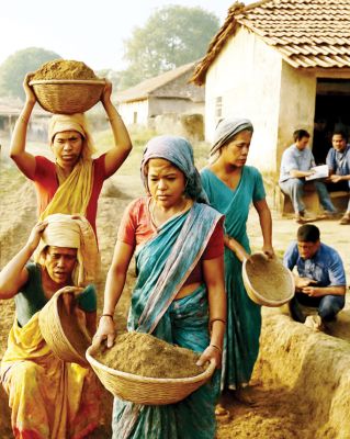 राजपथ-जनपथ : दूबर बर दू असाढ़ - जी राम जी