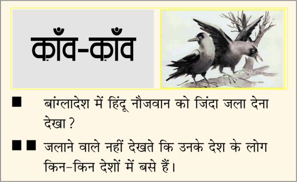 दैनिक 'छत्तीसगढ़' का काँव-काँव, 20 दिसंबर 2025