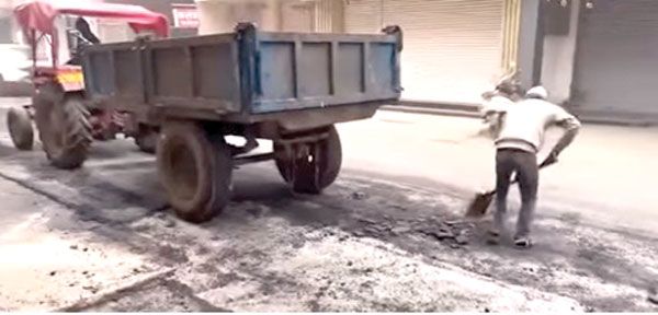 राजपथ-जनपथ : जब नई सडक़ का मटेरियल कचरा बन जाए