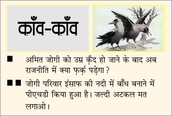 दैनिक 'छत्तीसगढ़' का काँव-काँव, 6 अप्रैल 2026