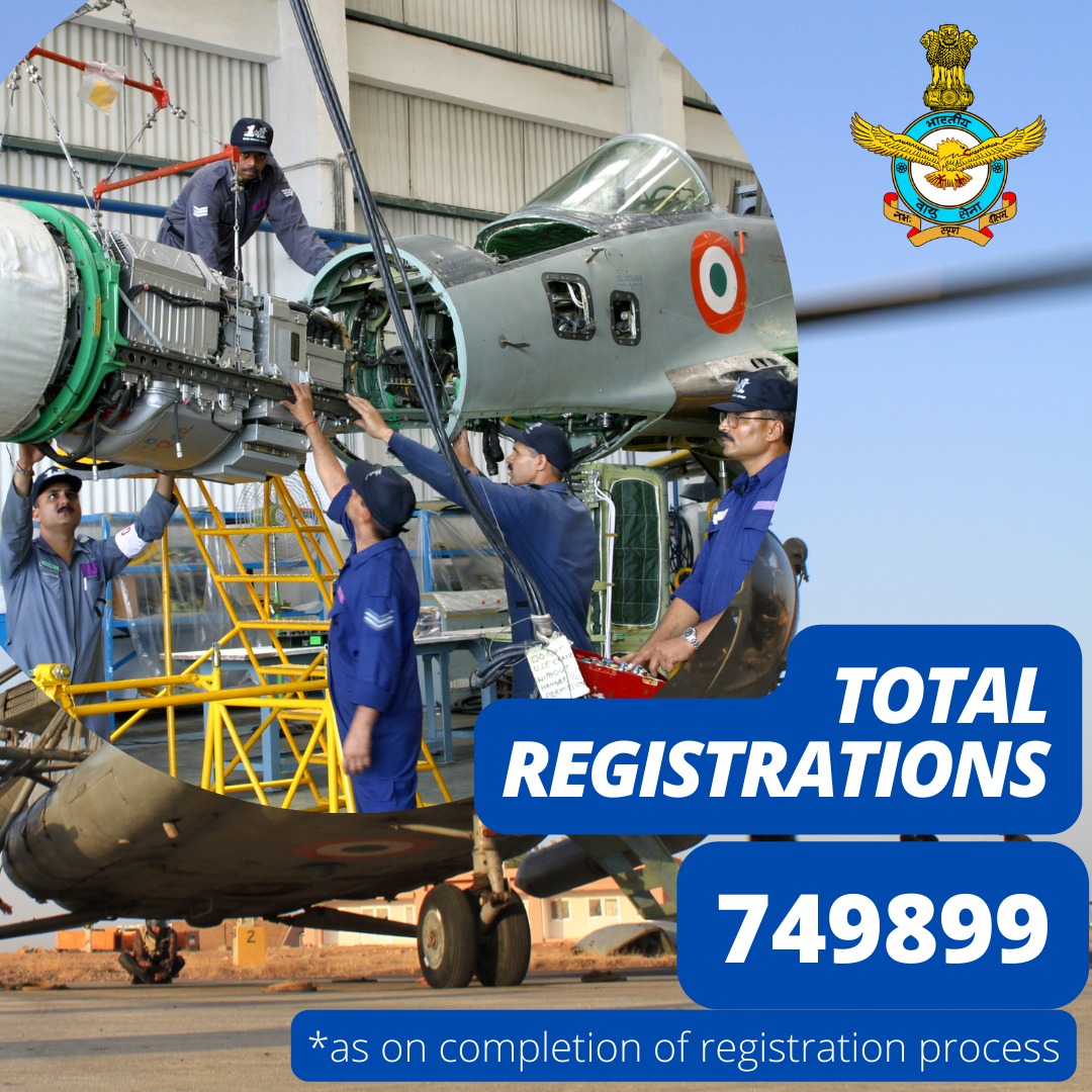 अग्निवीर बनने इतनी अर्जियां ! अग्निवीर बनने इतनी अर्जियां !