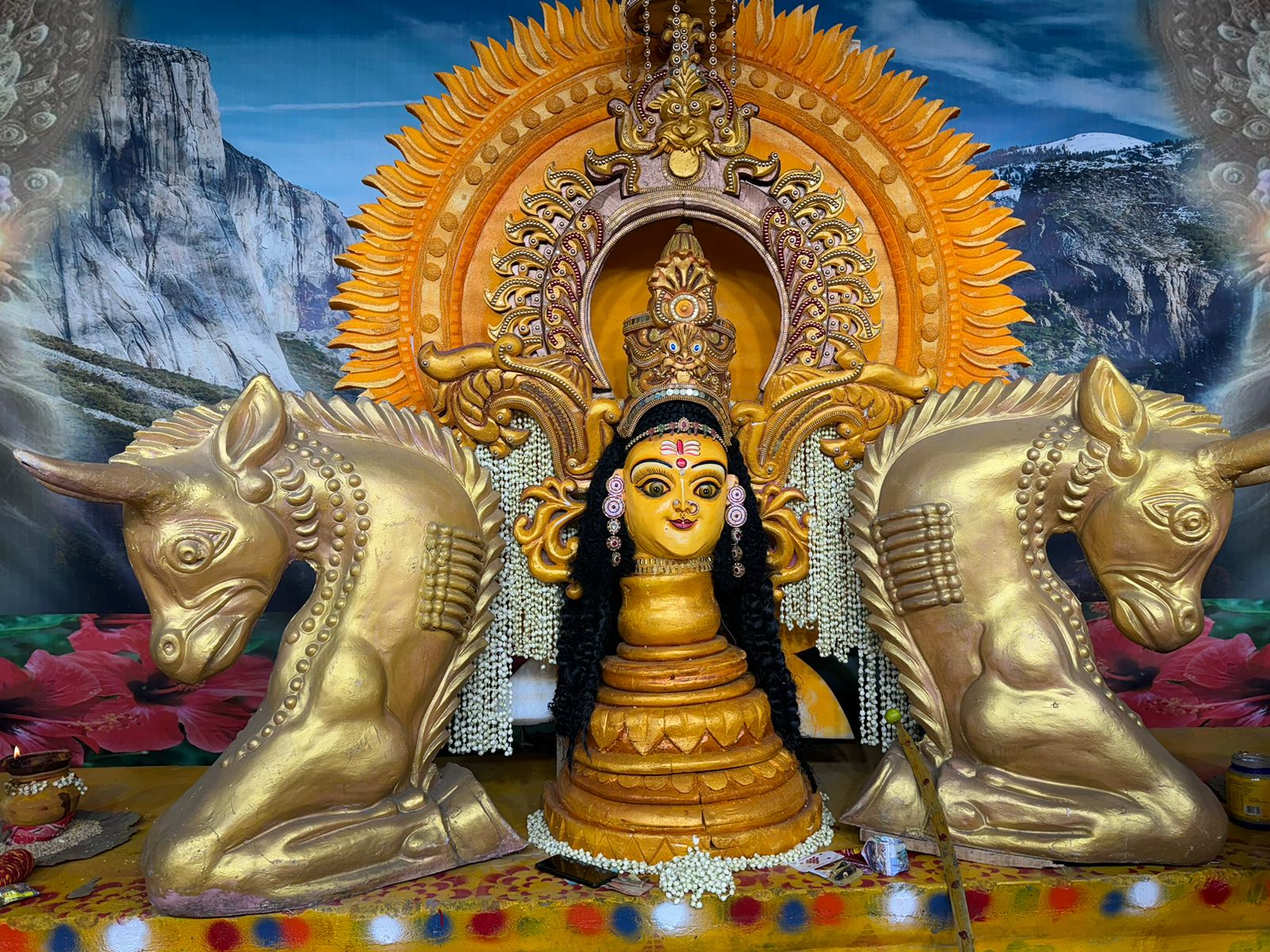 शोलापुरी माता का आज माँ शांता देवी स्वरूप