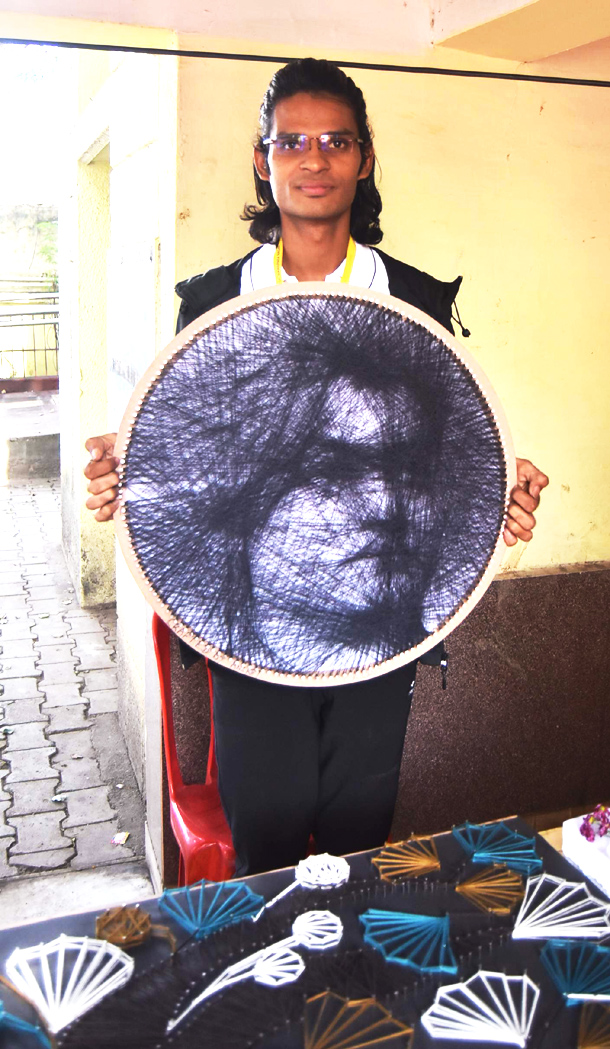 धागे से स्वामी विवेकानंद