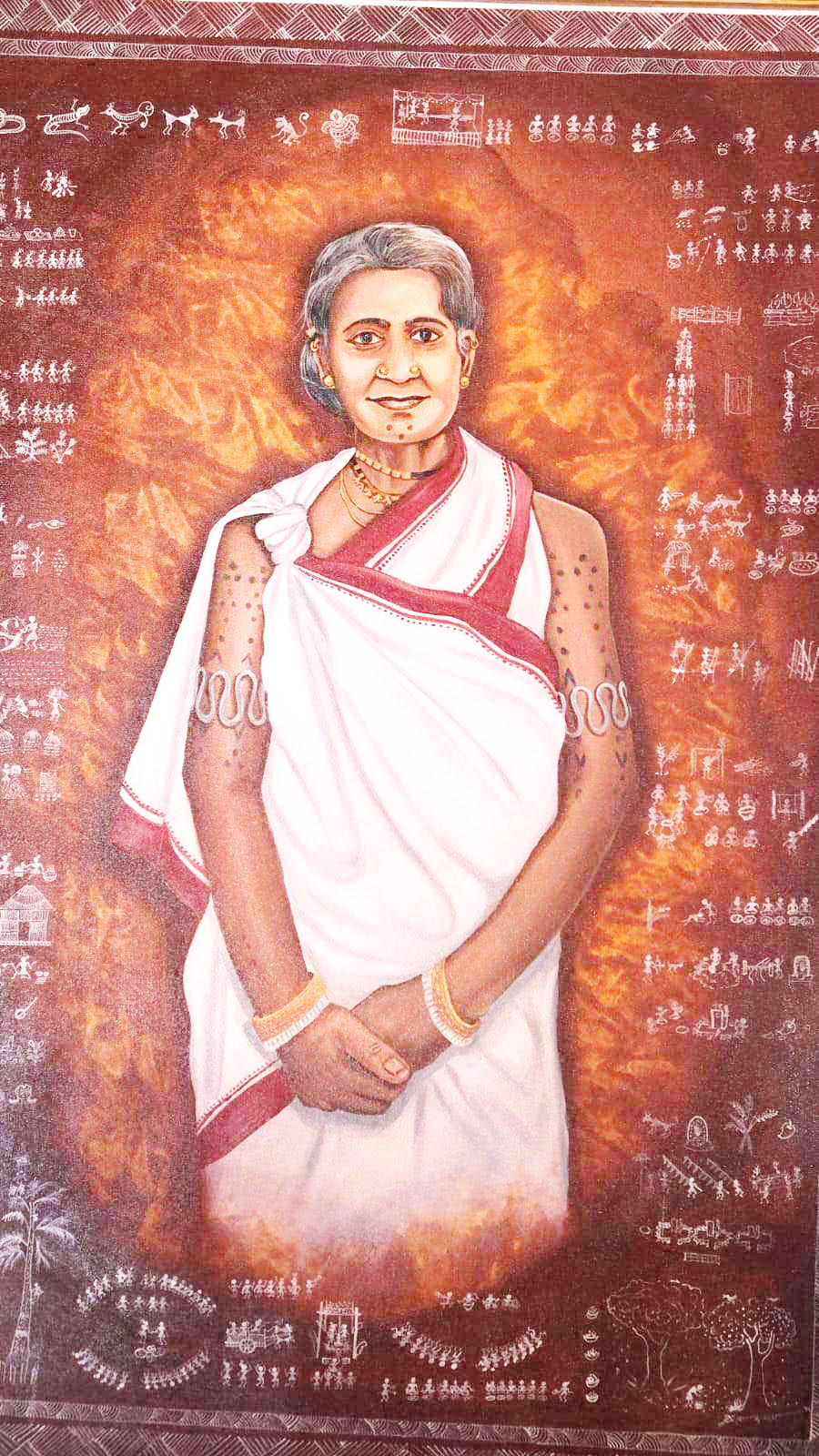 बस्तर पंडुम में चित्रकला