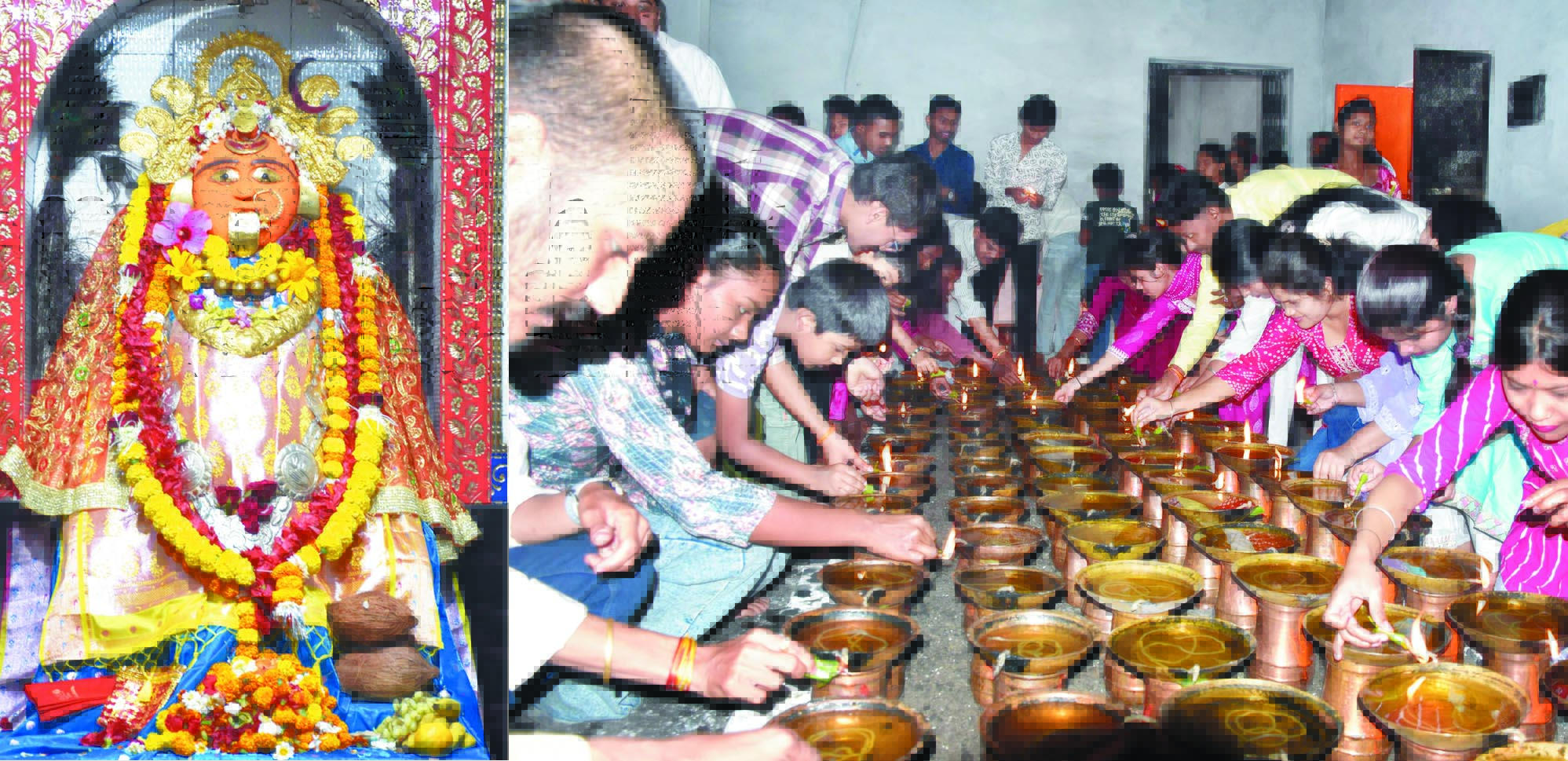 गुरुवार को अभिजीत मुहूर्त में चैत्र नवरात्रि शुरू हुई। राजधानी के सभी देवी मंदिरों में सुबह से ही भक्तों की भीड़ उमड़ी। दीप प्रज्जवलन पूर्वाह्न हुआ। आज से ही जसगीत और जगराता भी होगा। तस्वीर दंतेश्वरी मंदिर पुरानी बस्ती की है।