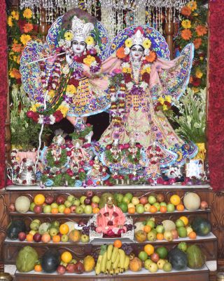 इस्कॉन मंदिर में जन्माष्टमी