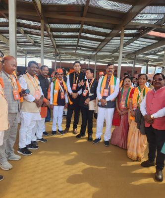 दिल्ली में शुरू हुए भाजपा के राष्ट्रीय परिषद की बैठक में छत्तीसगढ़ के नेताओं की झलकियां